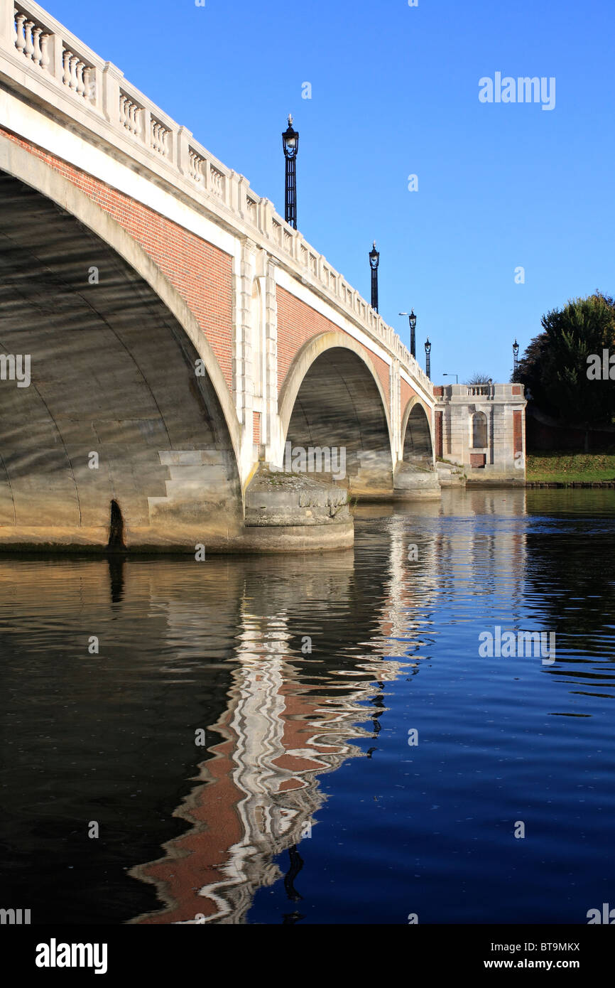 Hampton Court Bridge Over The River Thames At Molesey Designed By W P hampton-court-bridge-over-the-river-thames-at-molesey-designed-by-w-p