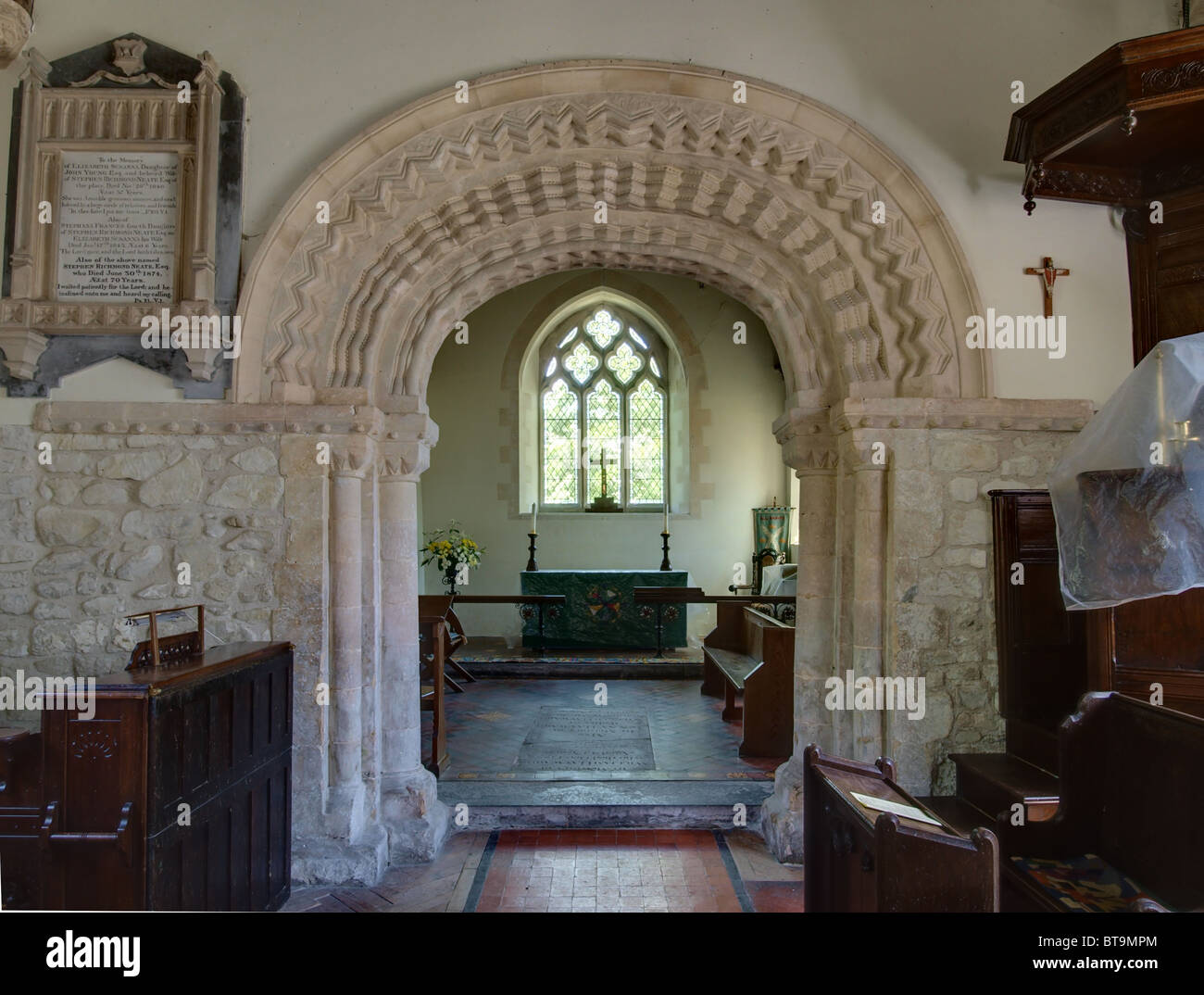 Marden, Wiltshire, All Saints, Church, Interior Stock Photo Alamy