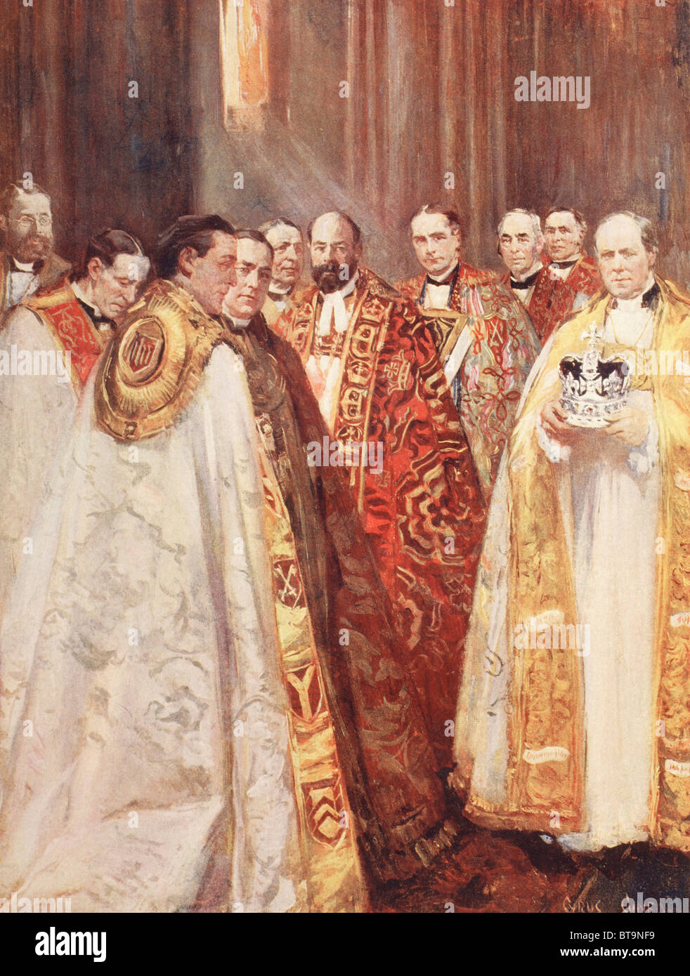 The Church and the Coronation of King George V Stock Photo - Alamy