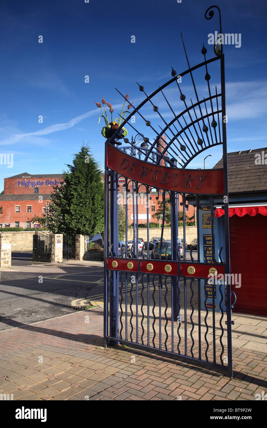 Dewsbury market gate Stock Photo