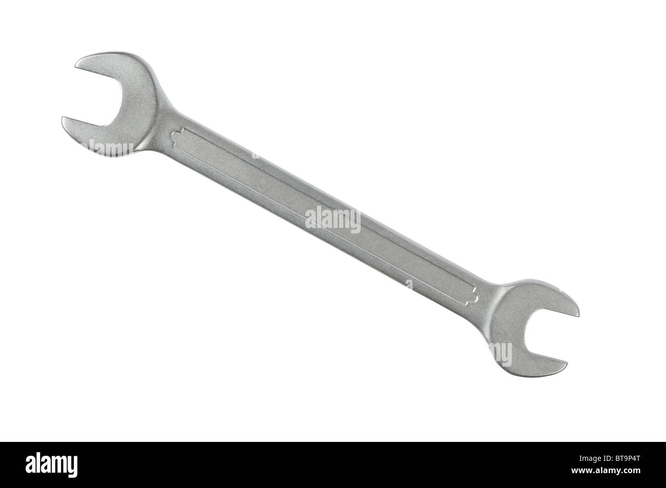 Wrench against white background Stock Photo