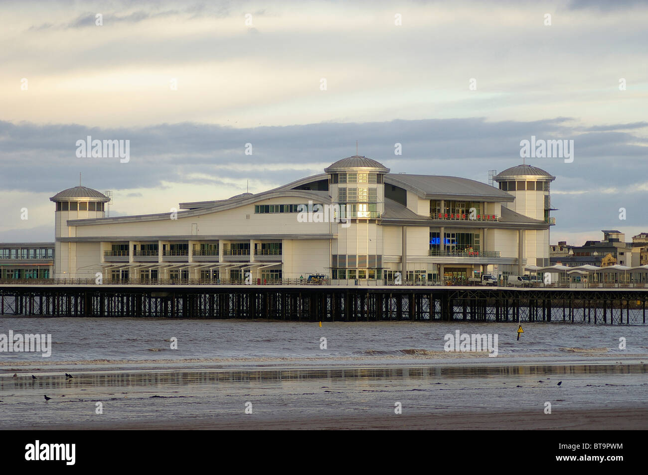 Weston Super Mare Pier on opening day 2010 Stock Photo