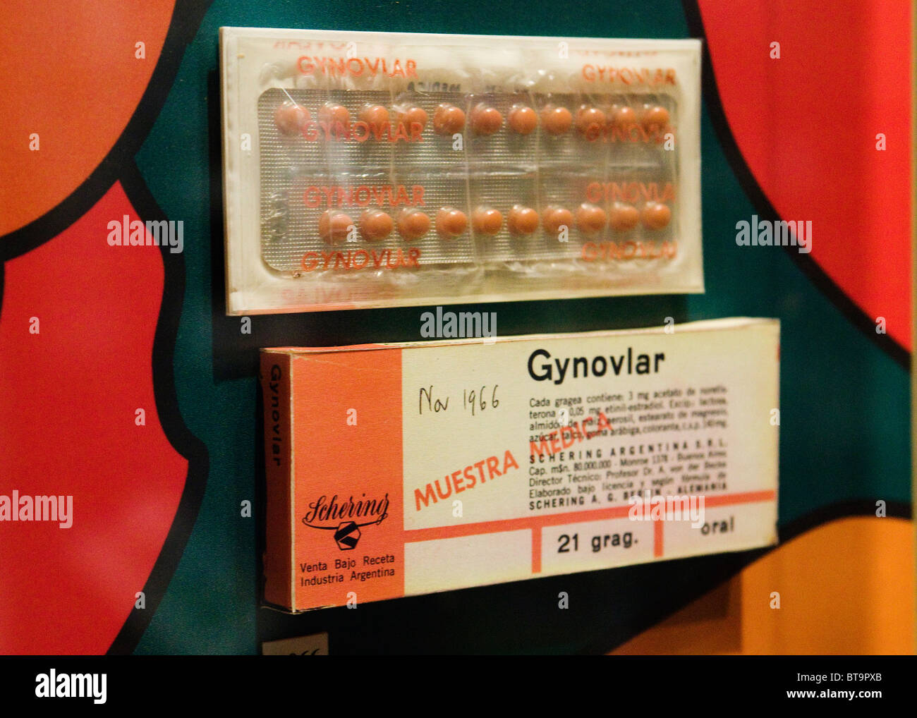 Early birth control pills Stock Photo Alamy