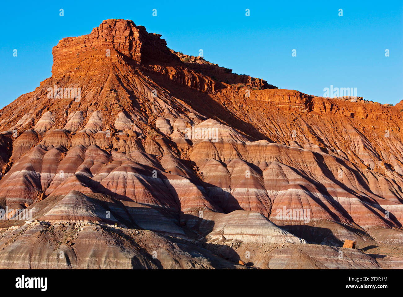 Colourful mountains, Paria Movie Set, Arizona, Utah, USA Stock Photo