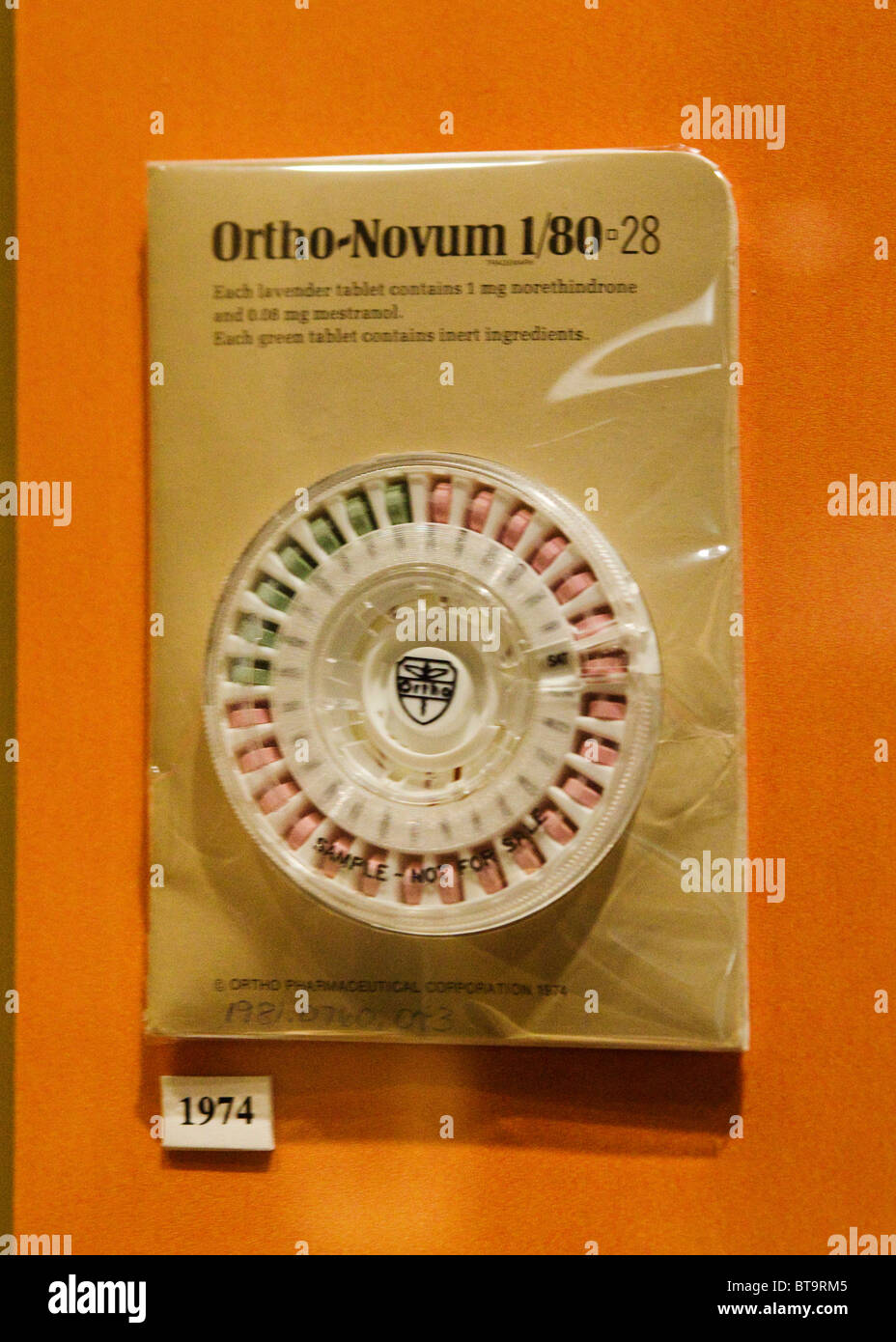 Early birth control pills Stock Photo