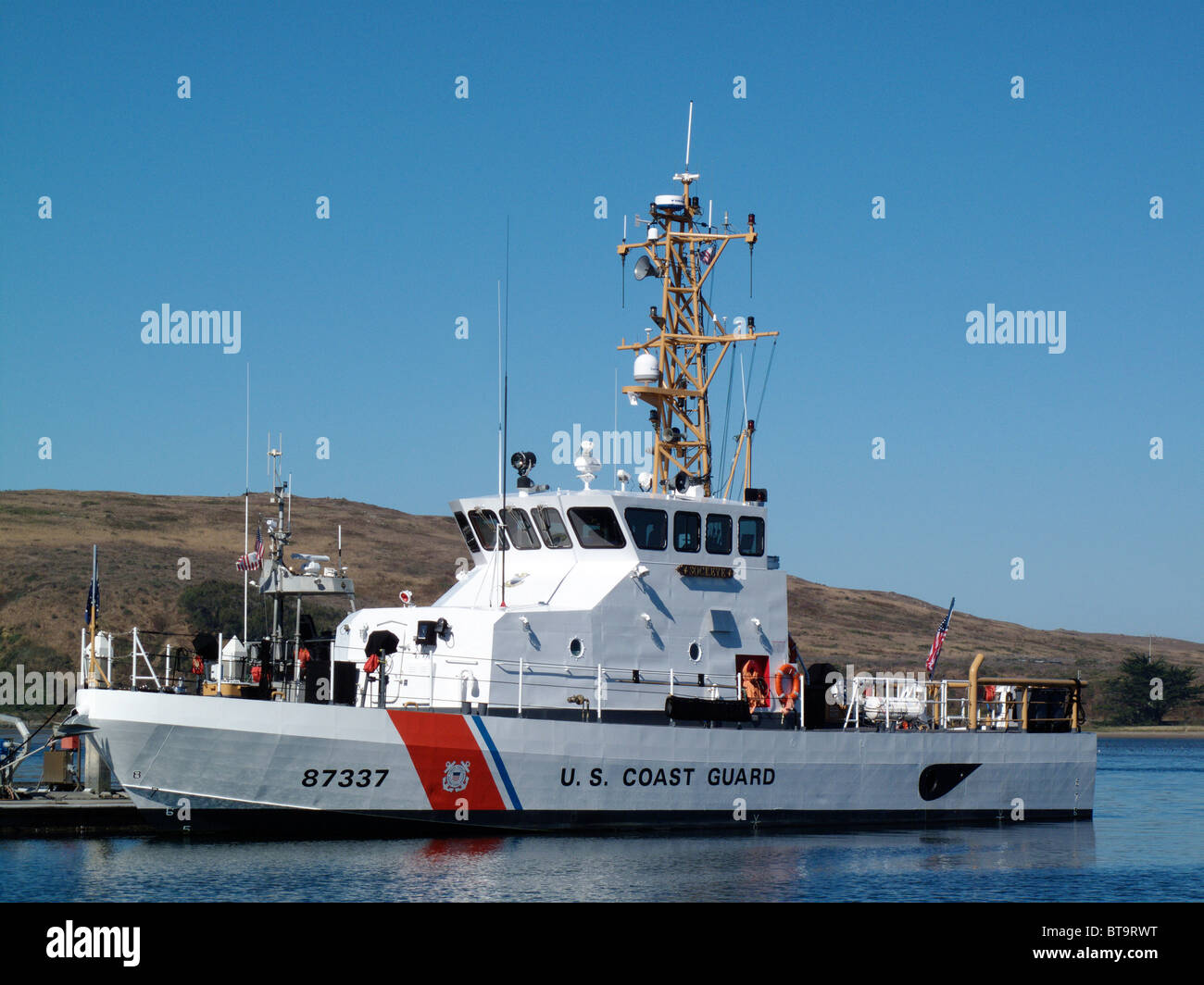 A United States Coast Guard patrol boat Stock Photo Alamy