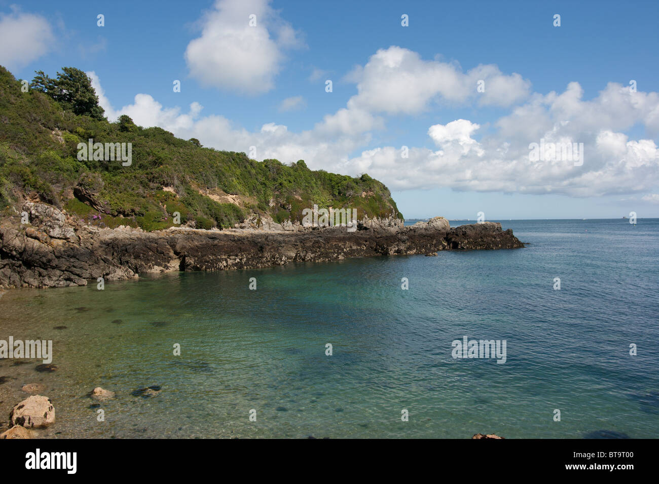 Marble Bay Guernsey Stock Photo Alamy