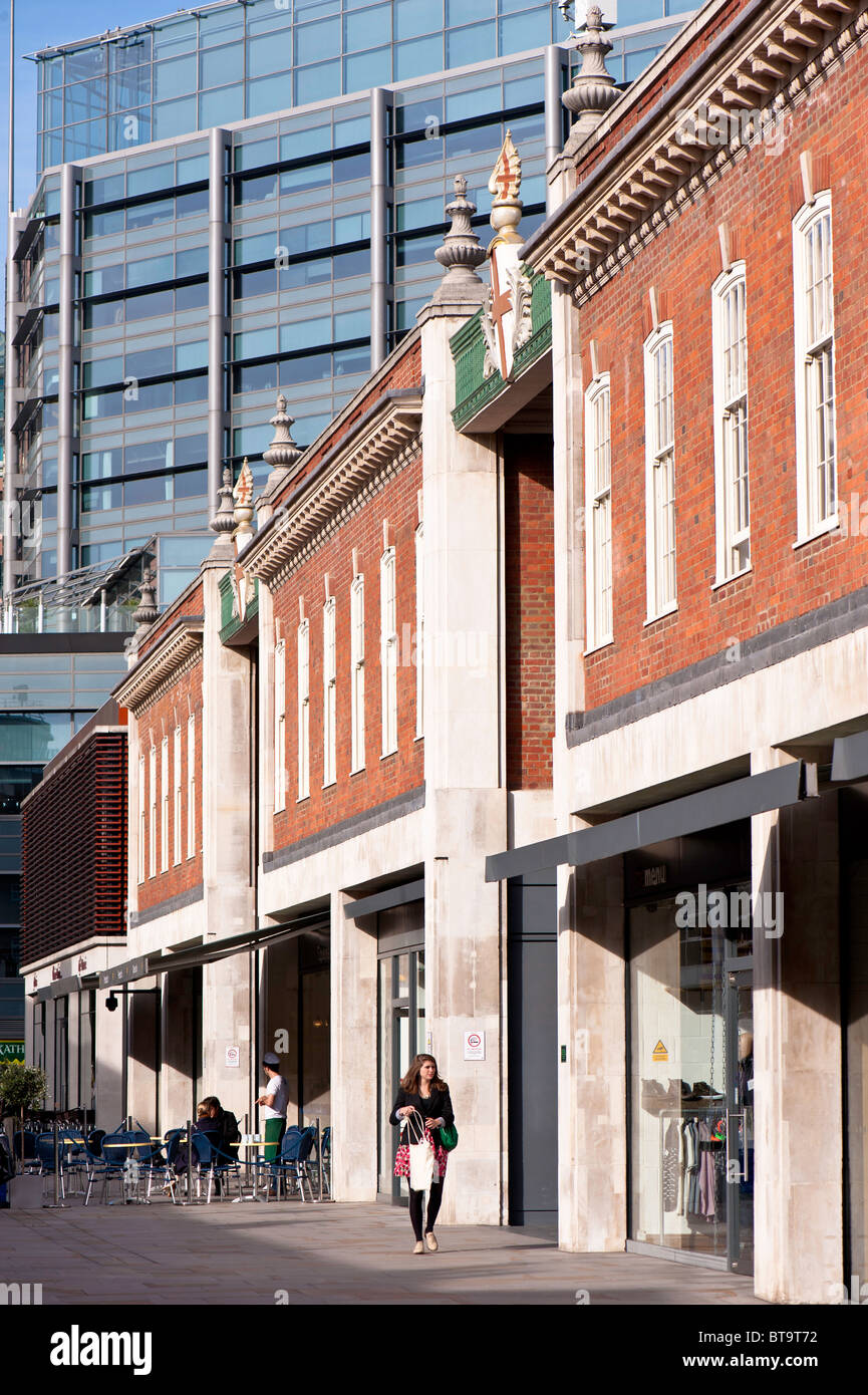 Brushfield Street by Spitalfields Market, E1, London, United Kingdom Stock Photo