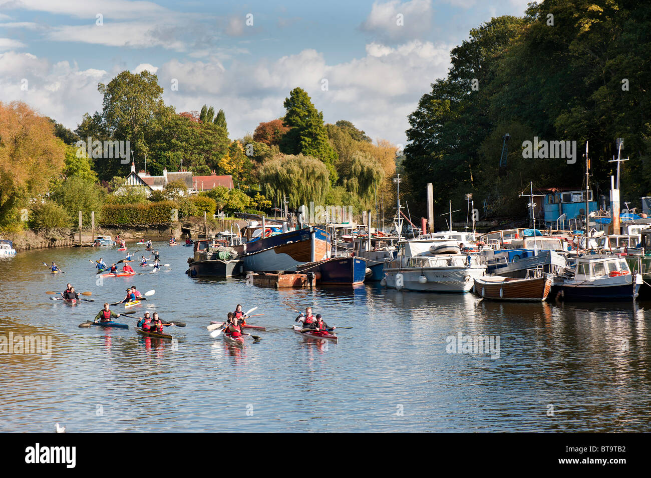 Thames River, Twickenham, Surrey, United Kingdom Stock Photo
