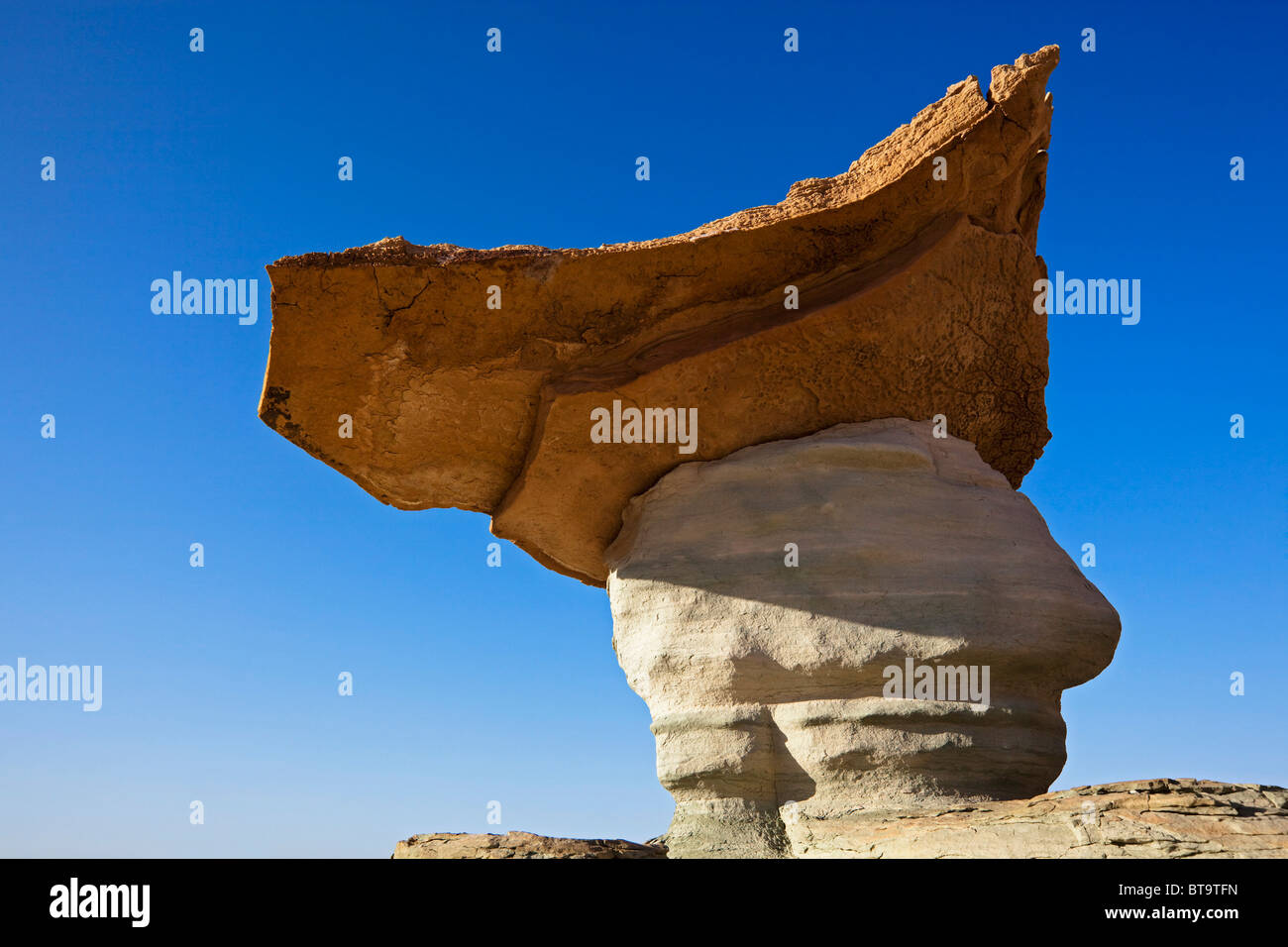 Rock formation, Hoodoo at Stud Horse Point, Glen Canyon National Recreation Area, Utah, America, United States Stock Photo
