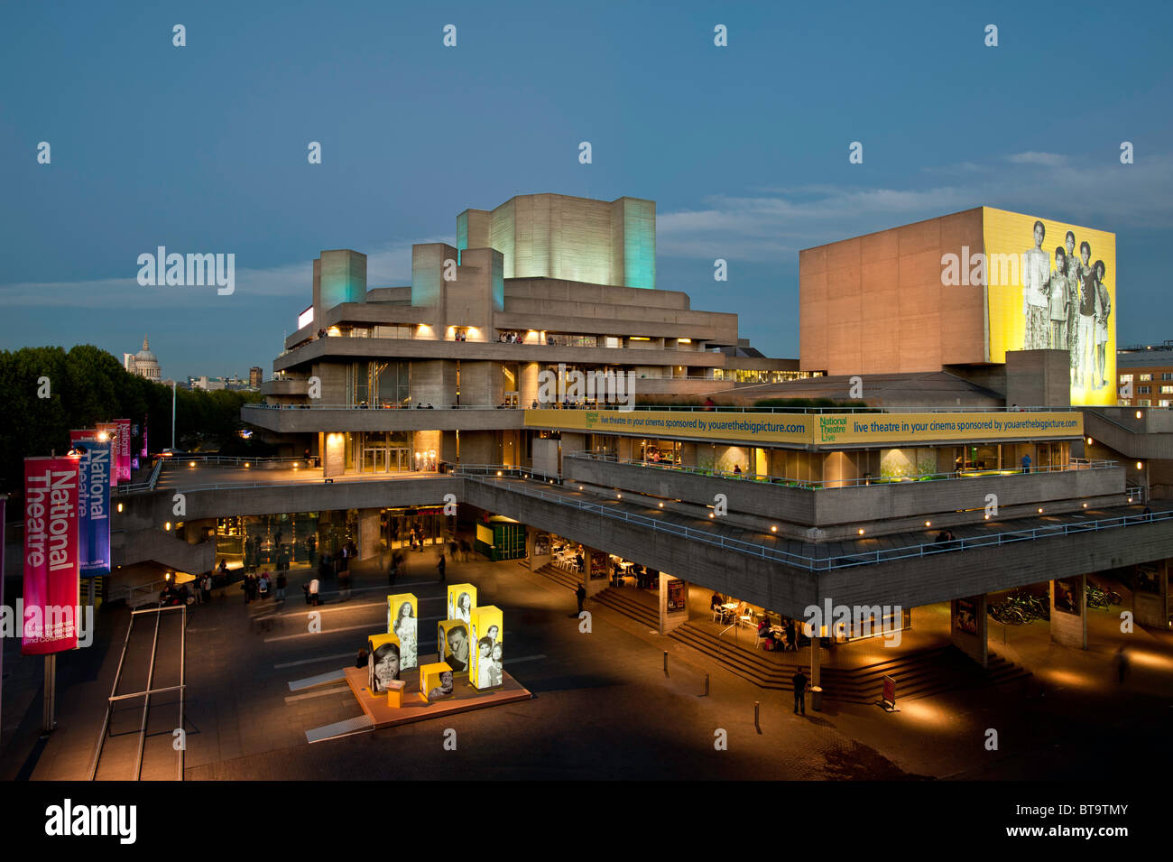 Royal National Theatre, Southbank, London, United Kingdom Stock Photo