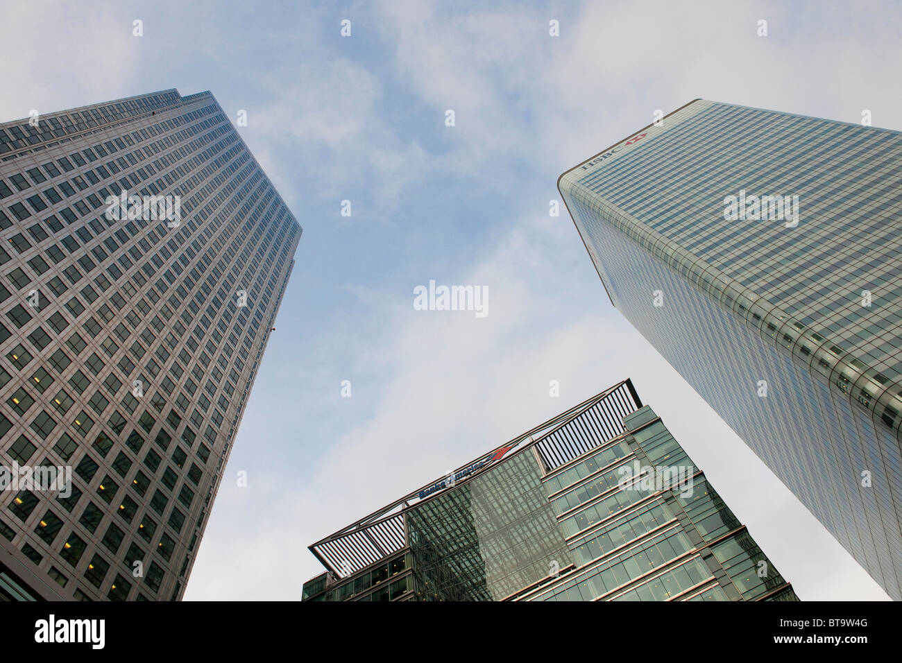 Canary Wharf, Financial district in London, UK Stock Photo