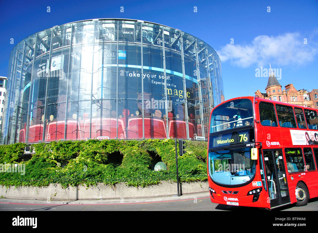 BFI Imax Cinema, Waterloo Road, Waterloo, The London Borough of Lambeth, Greater London, England, United Kingdom Stock Photo