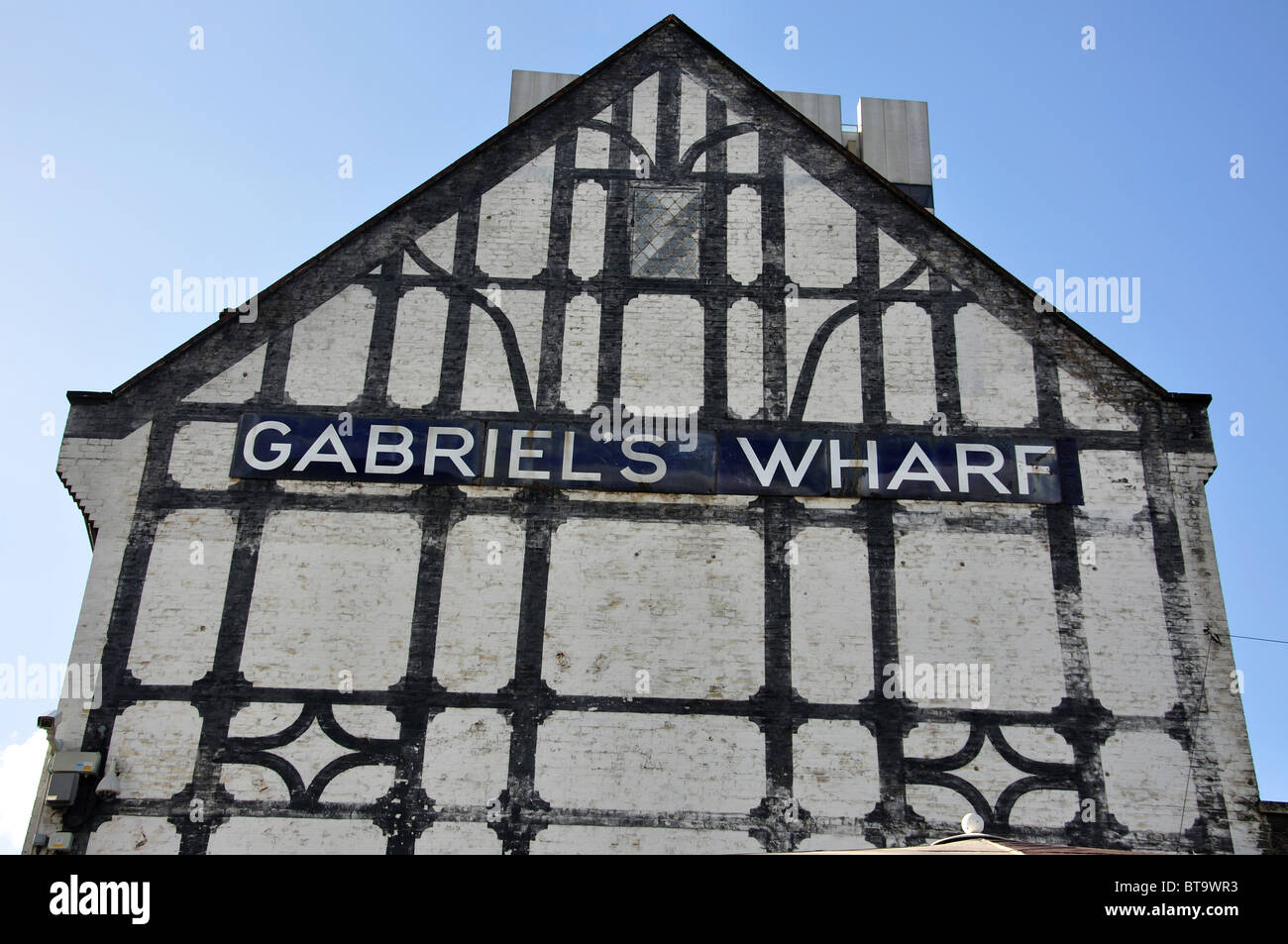 Gabriel's Wharf, South Bank, The London Borough of Lambeth, Greater London, England, United Kingdom Stock Photo