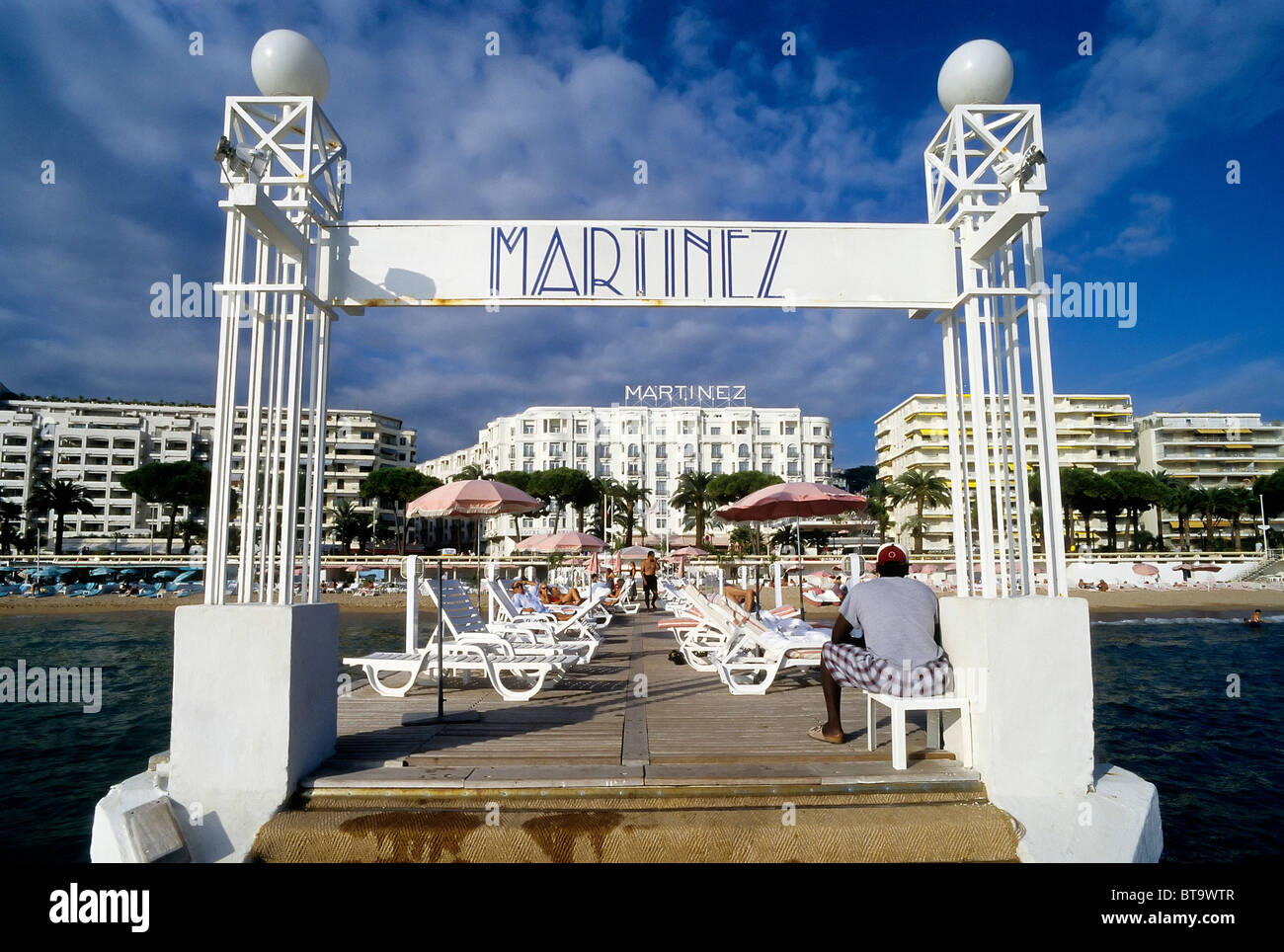 Hotel Martinez, boat dock and the hotel beach, Boulevard de la