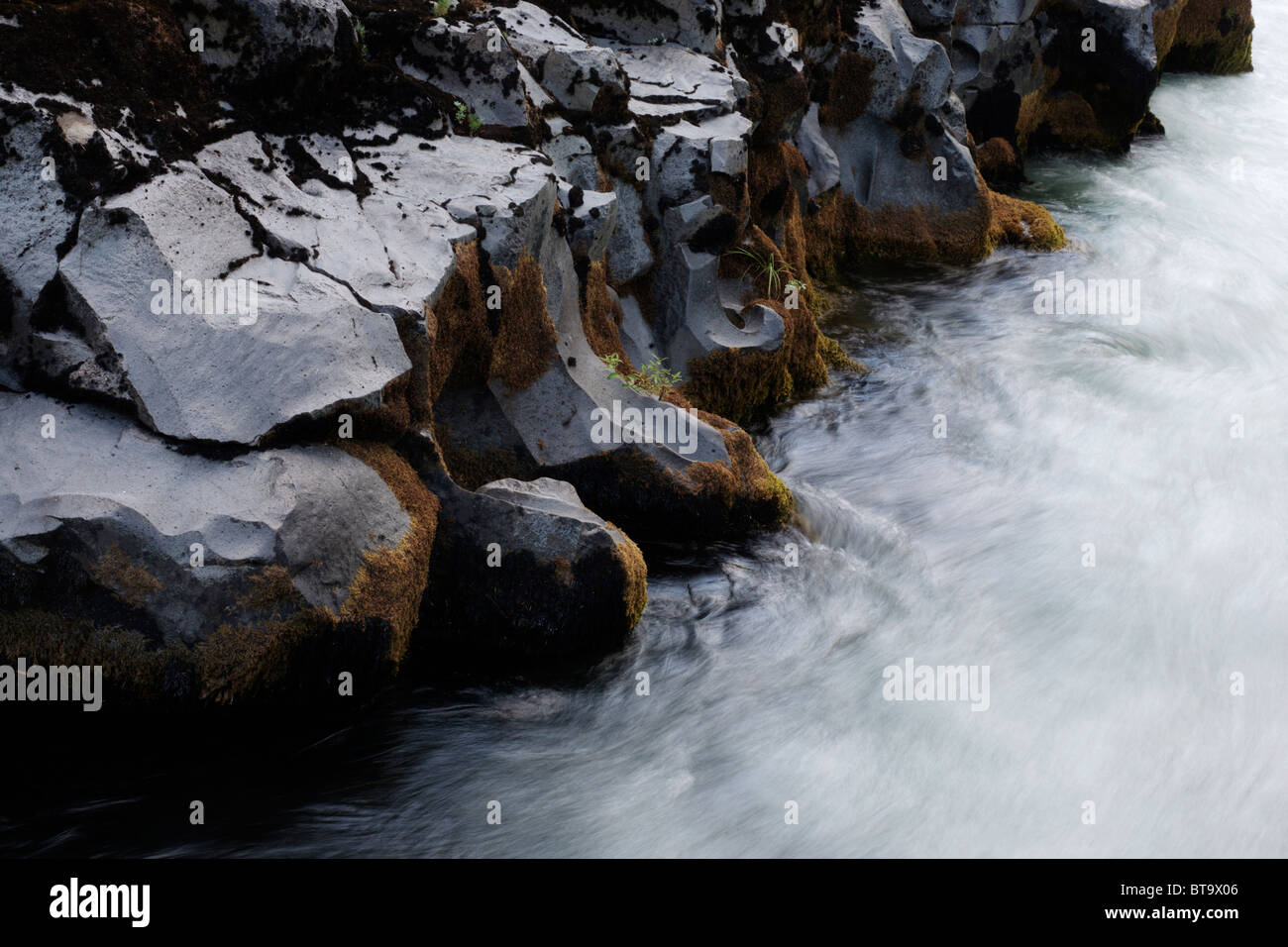 A stream running through a rocky gorge Stock Photo - Alamy