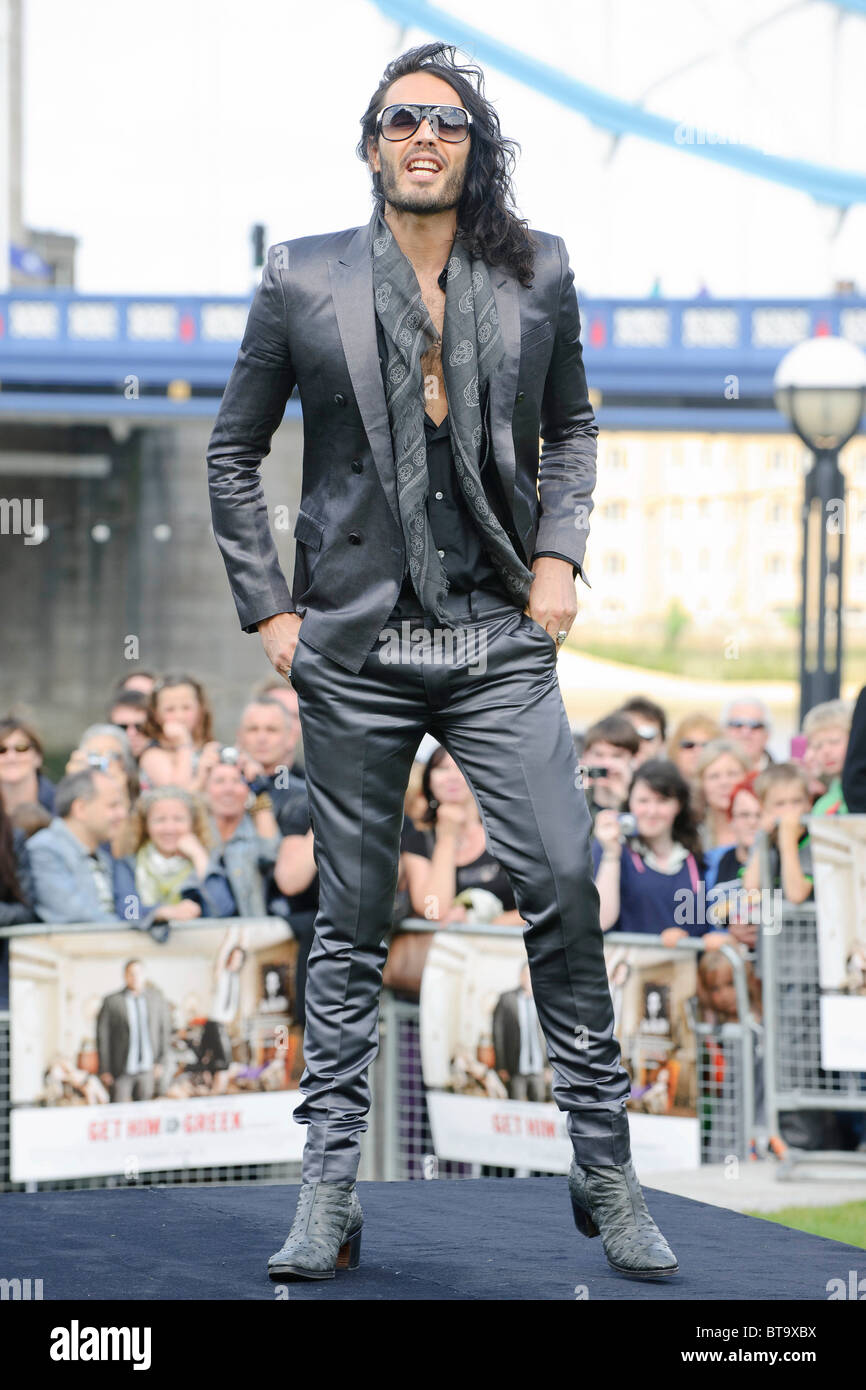 Russell Brand at the "Get Him to the Greek" Photocall, Potters Fields