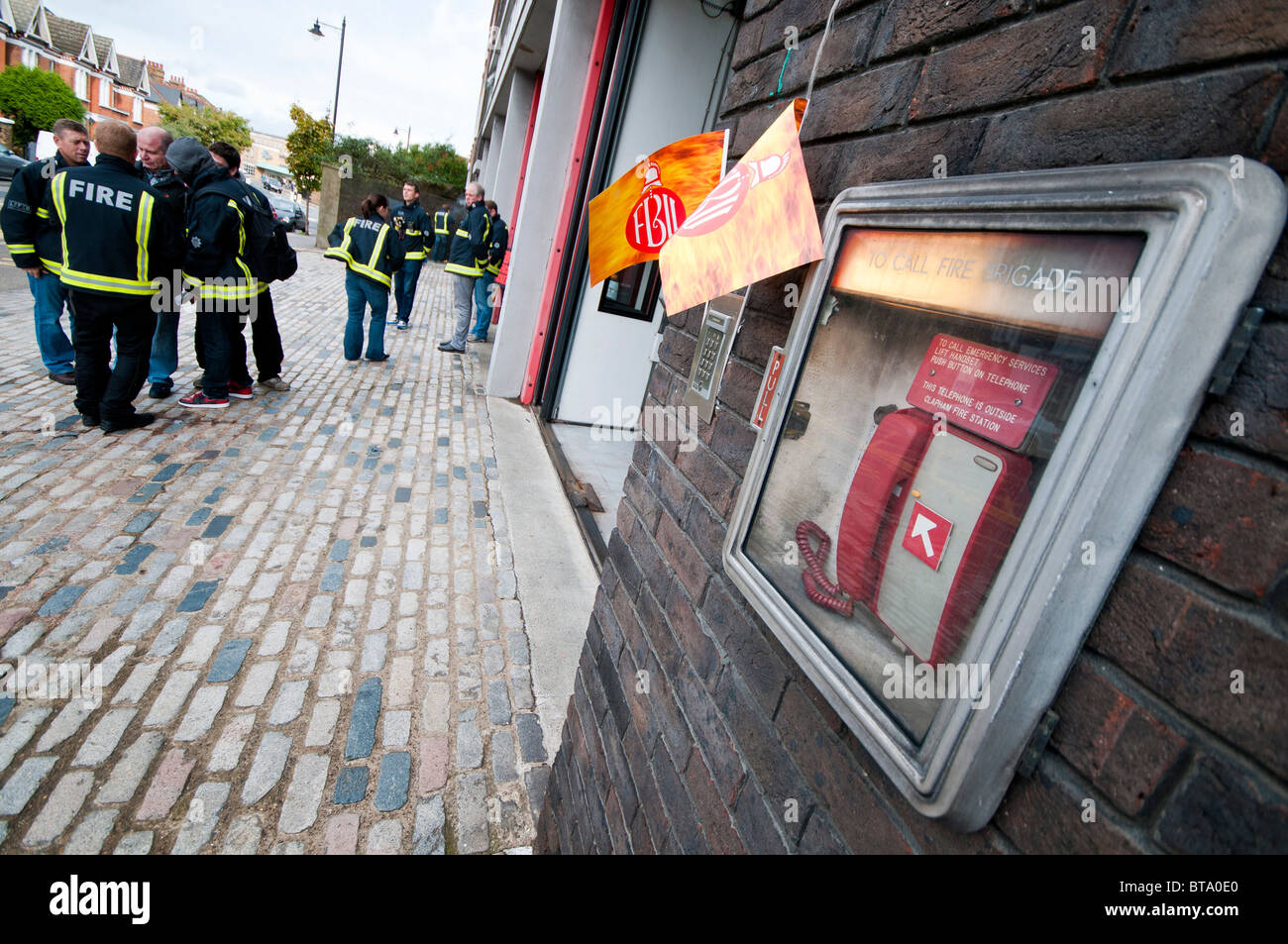 Fire Engine Emergency Phone High Resolution Stock Photography And Images Alamy