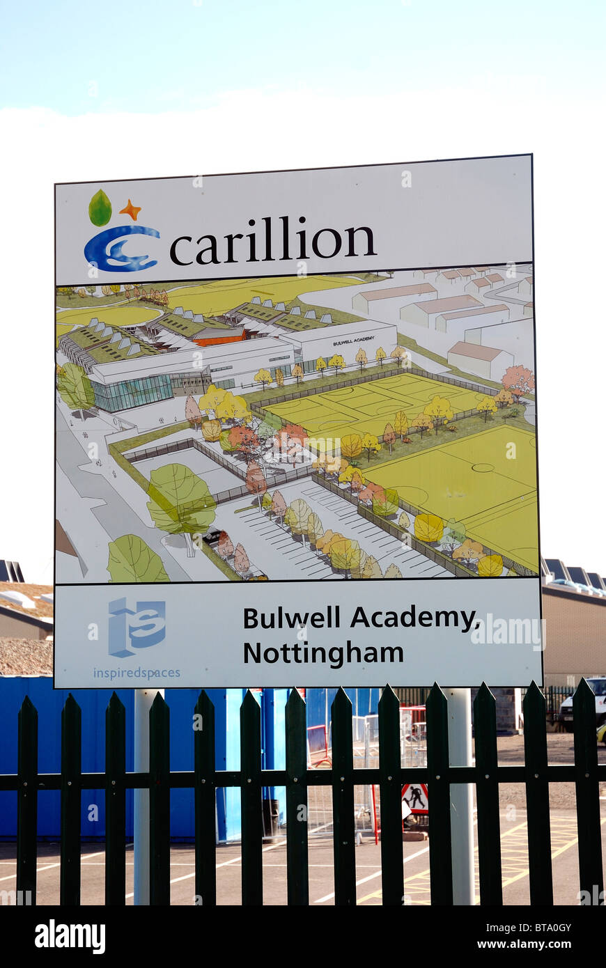 the bulwell academy new school Nottingham england uk Stock Photo