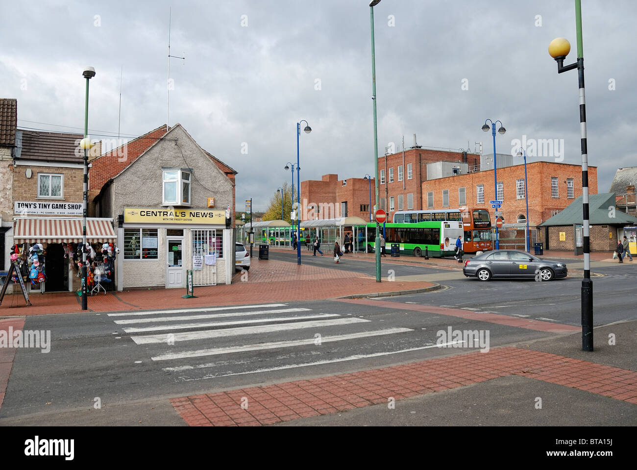 main street bulwell Nottingham england uk Stock Photo Alamy