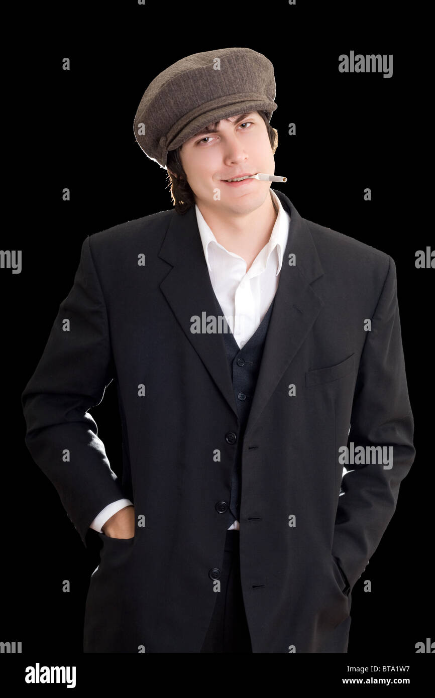 Oldfashioned man Stock Photo Alamy