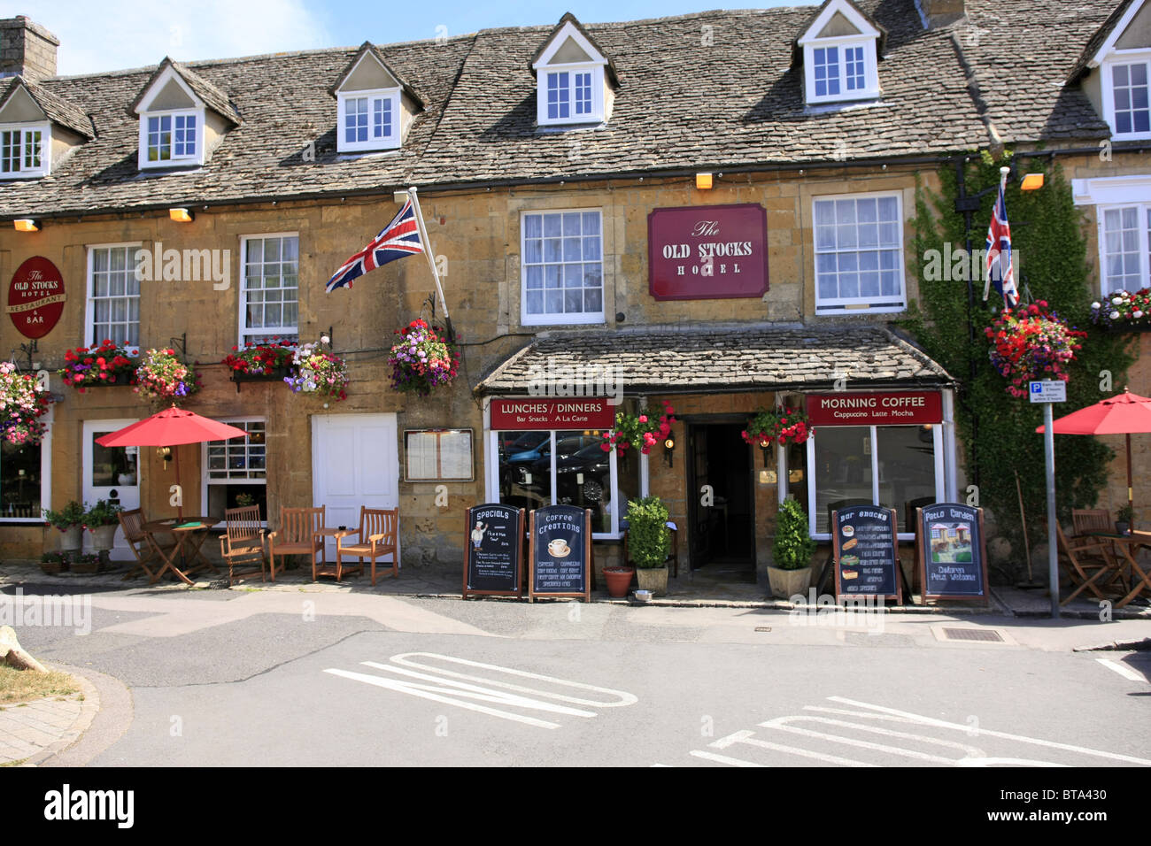 The Old Stocks Hotel in StowOnTheWold Gloucestershire in the