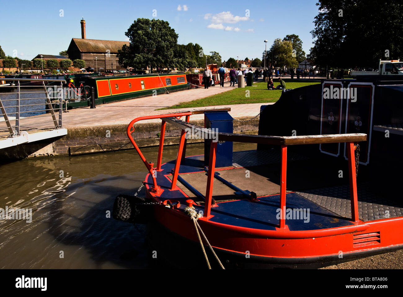 Stratford canal Stock Photo