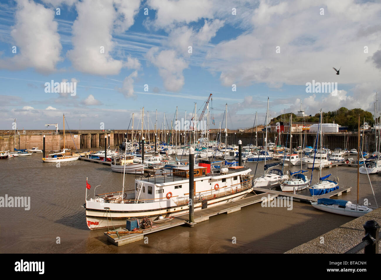Watchet Harbour, West Somerset, England Stock Photo