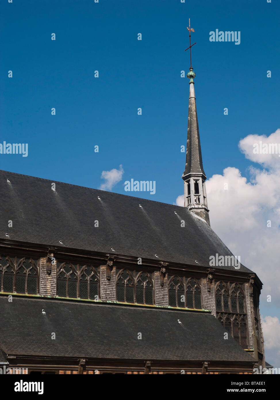 church of SainteCatherine in Honfleur, Normandy, was built by