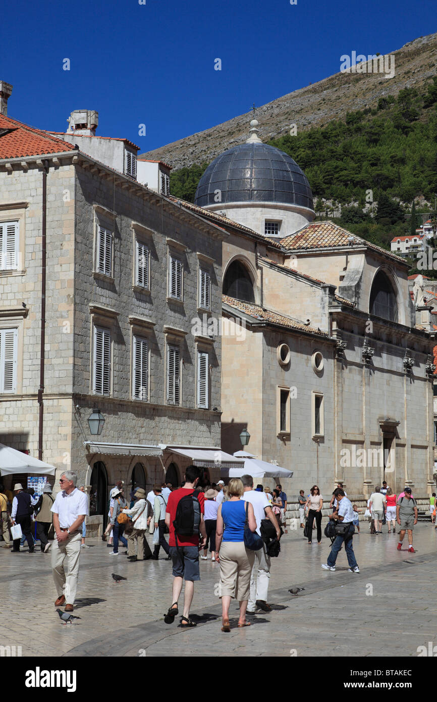 Croatia, Dubrovnik, street scene, people, Stock Photo