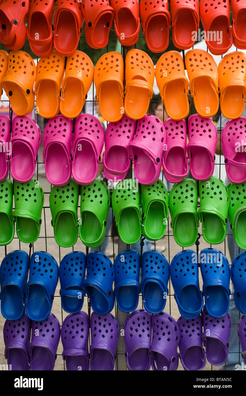 Different colored shoes Stock Photo Alamy