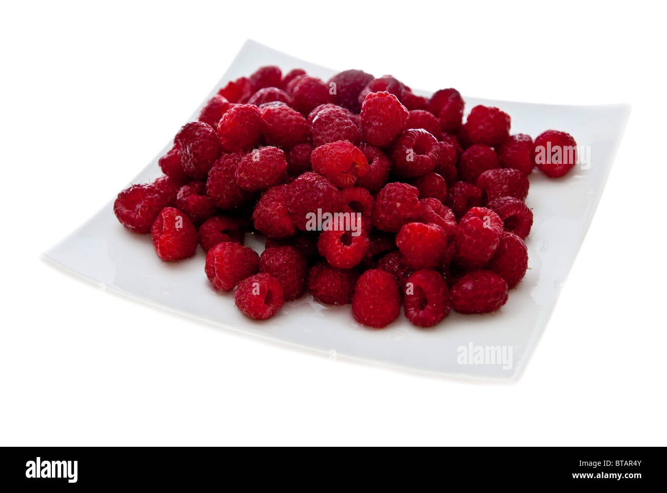 Close up shot raspberries Cut Out Stock Images & Pictures - Alamy