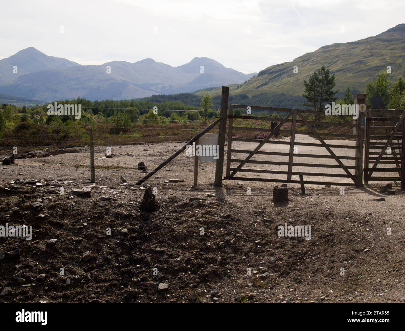 Abandoned lead mine Stock Photo