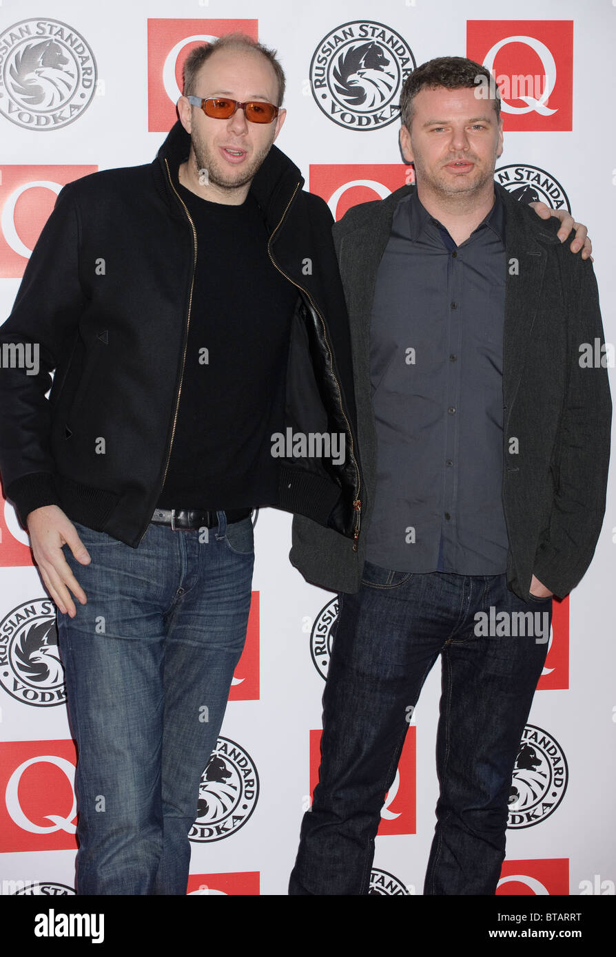 The Chemical Brothers attends the Q Awards at Grosvenor House, London, 25th  October 2010 Stock Photo - Alamy