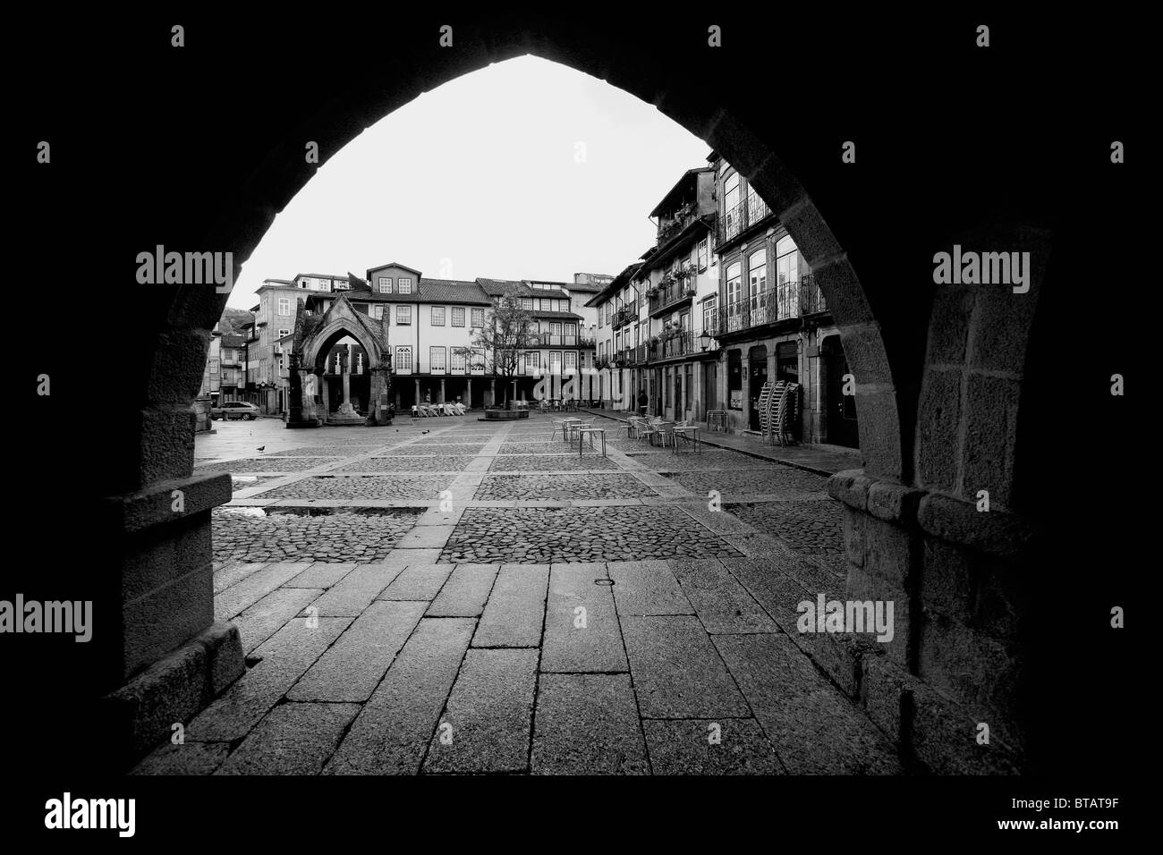 Historical area. Guimaraes, Portugal Stock Photo