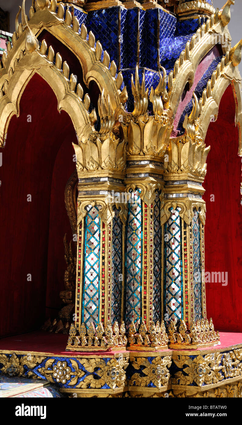 The Grand Palace Bangkok Thailand Wat Phra Kaew Temple of the Emerald Buddha Wat Phra Sri Rattana Satsadaram Stock Photo