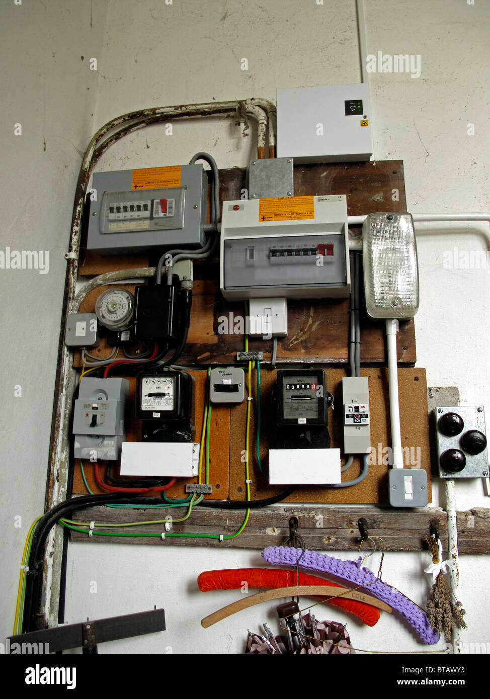 electrical supplies,switches, fuse boxes and meters stock photo Electrical Wiring Details electrical supplies,switches, fuse boxes and meters
