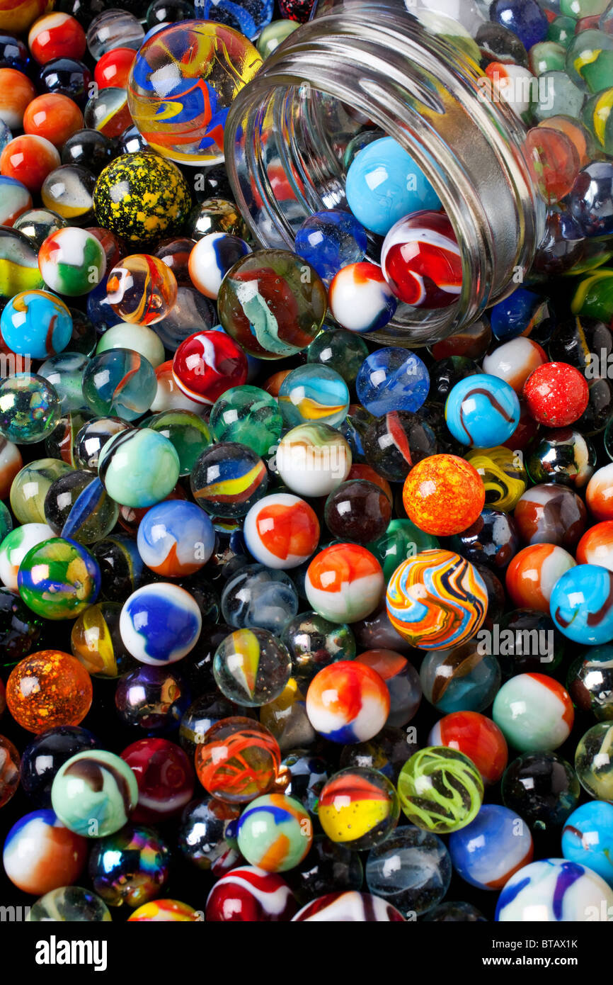 Jar of marbles hires stock photography and images Alamy