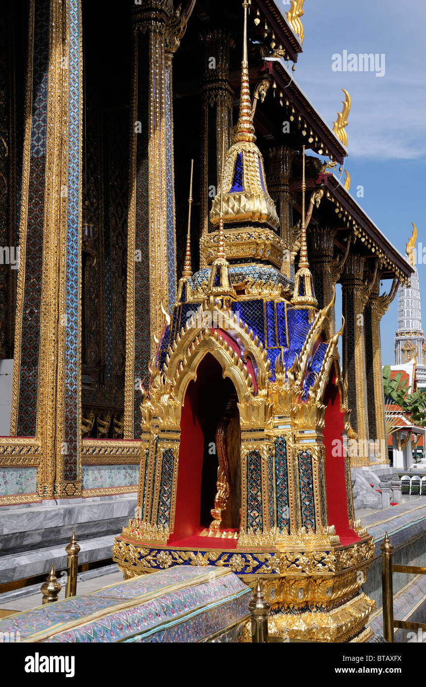 The Grand Palace Bangkok Thailand Wat Phra Kaew Temple of the Emerald Buddha Wat Phra Sri Rattana Satsadaram Stock Photo