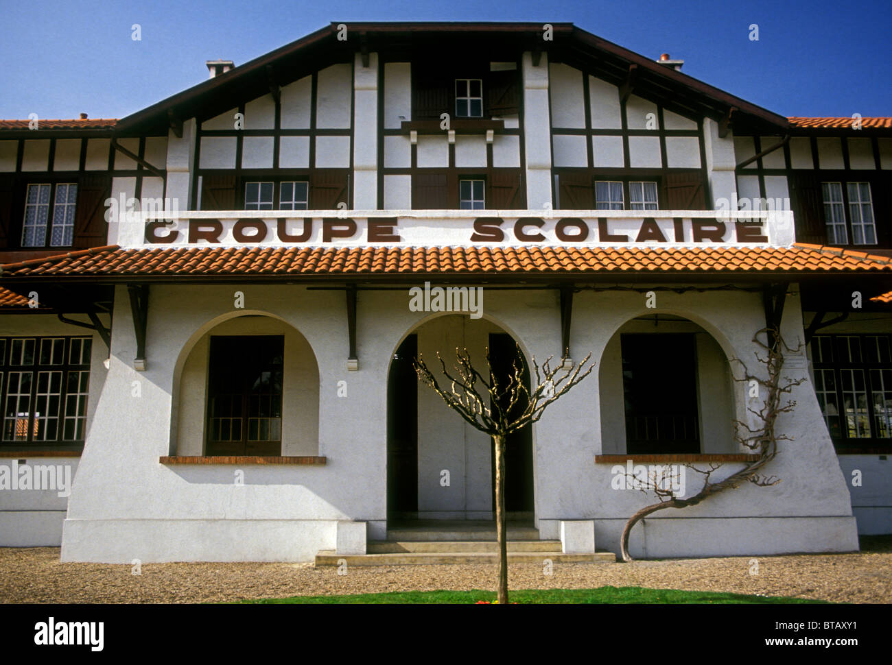 School groupe scolaire in the town of Saint-Vincent-de-Tyrosse Aquitaine region France Europe Stock Photo