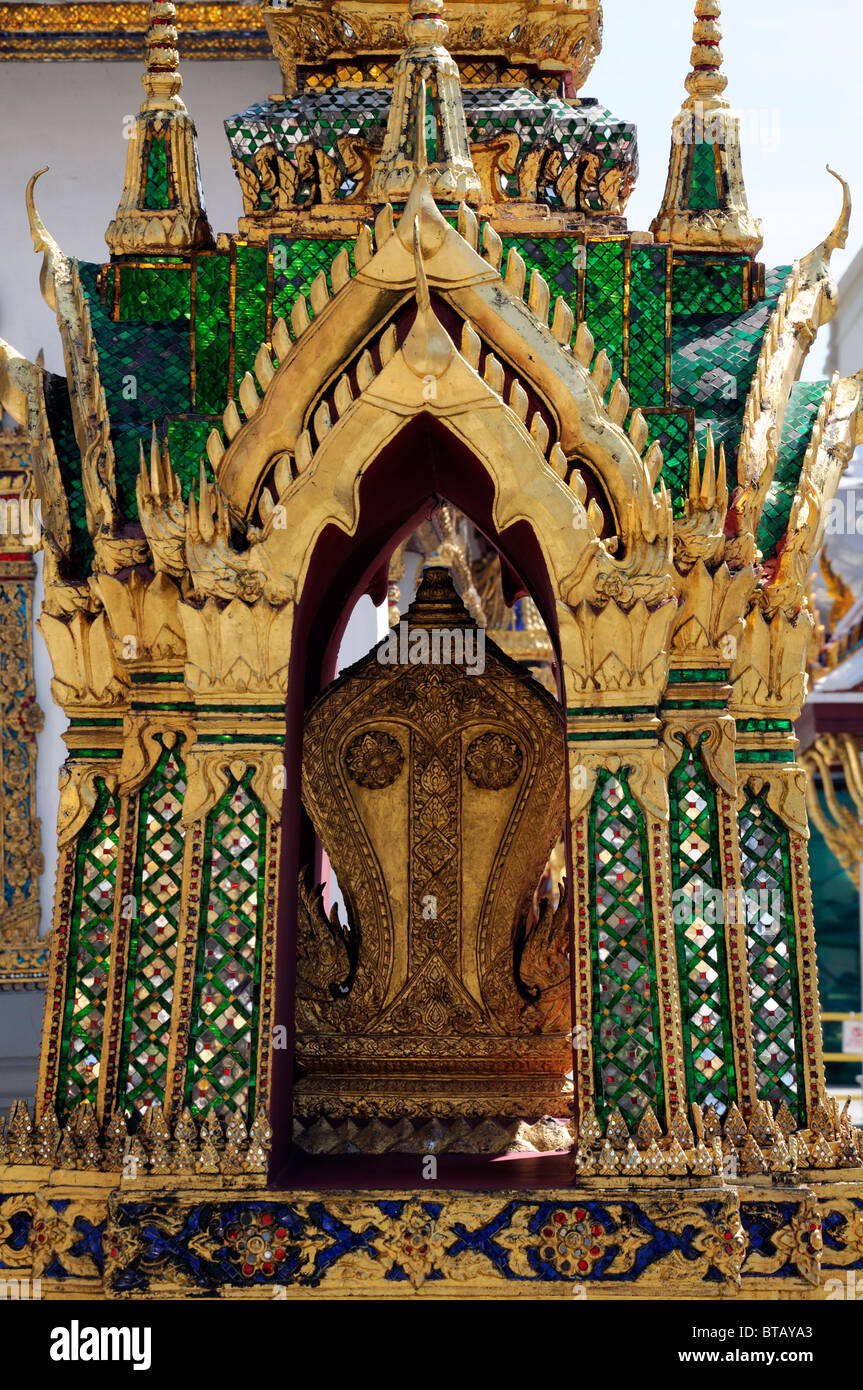 The Grand Palace Bangkok Thailand Wat Phra Kaew Temple of the Emerald Buddha Wat Phra Sri Rattana Satsadaram Stock Photo