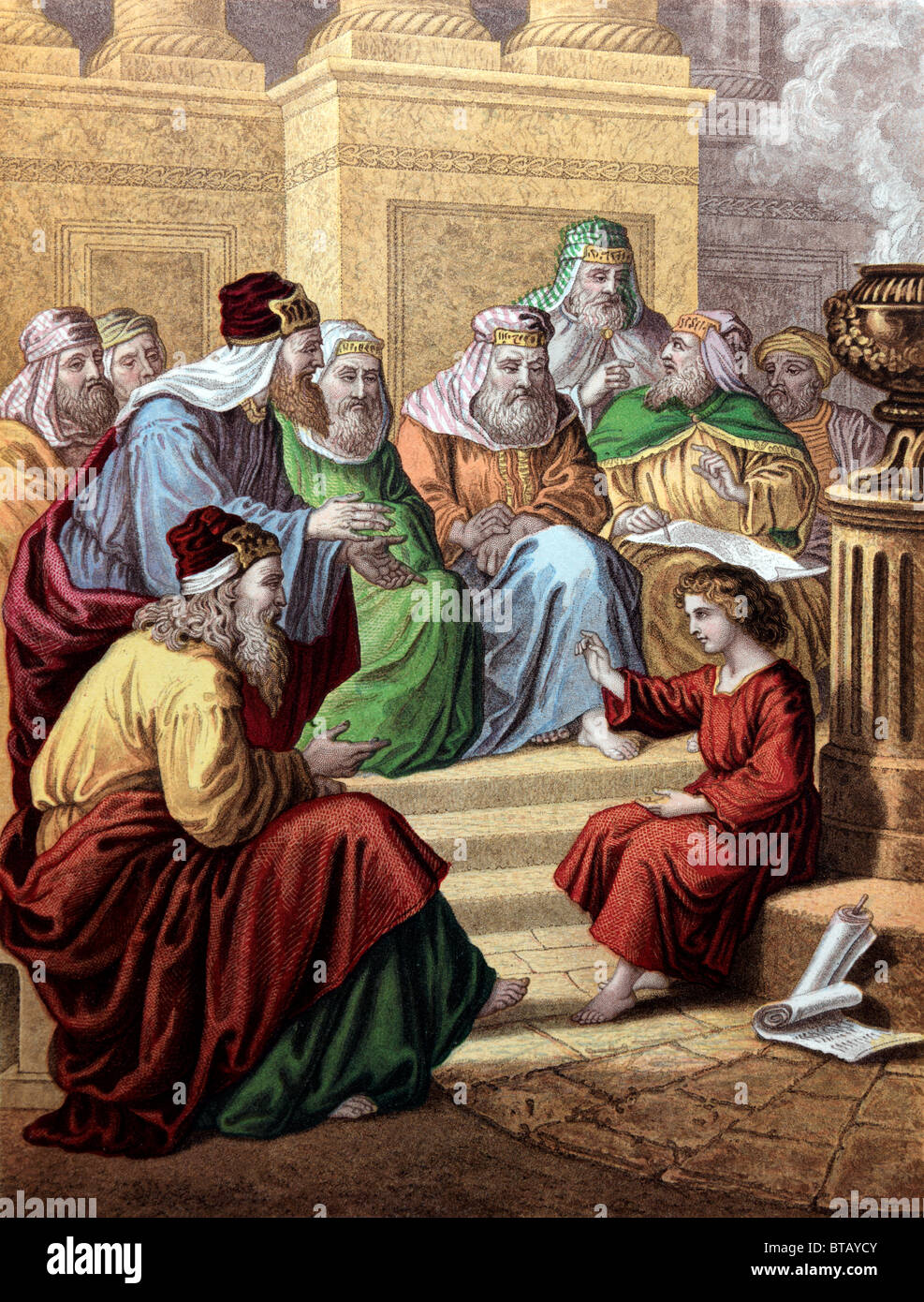 Image result for jesus in the temple as a boy