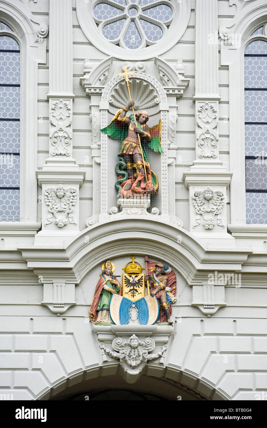 St. Leodegar church, Lucerne, Switzerland Stock Photo