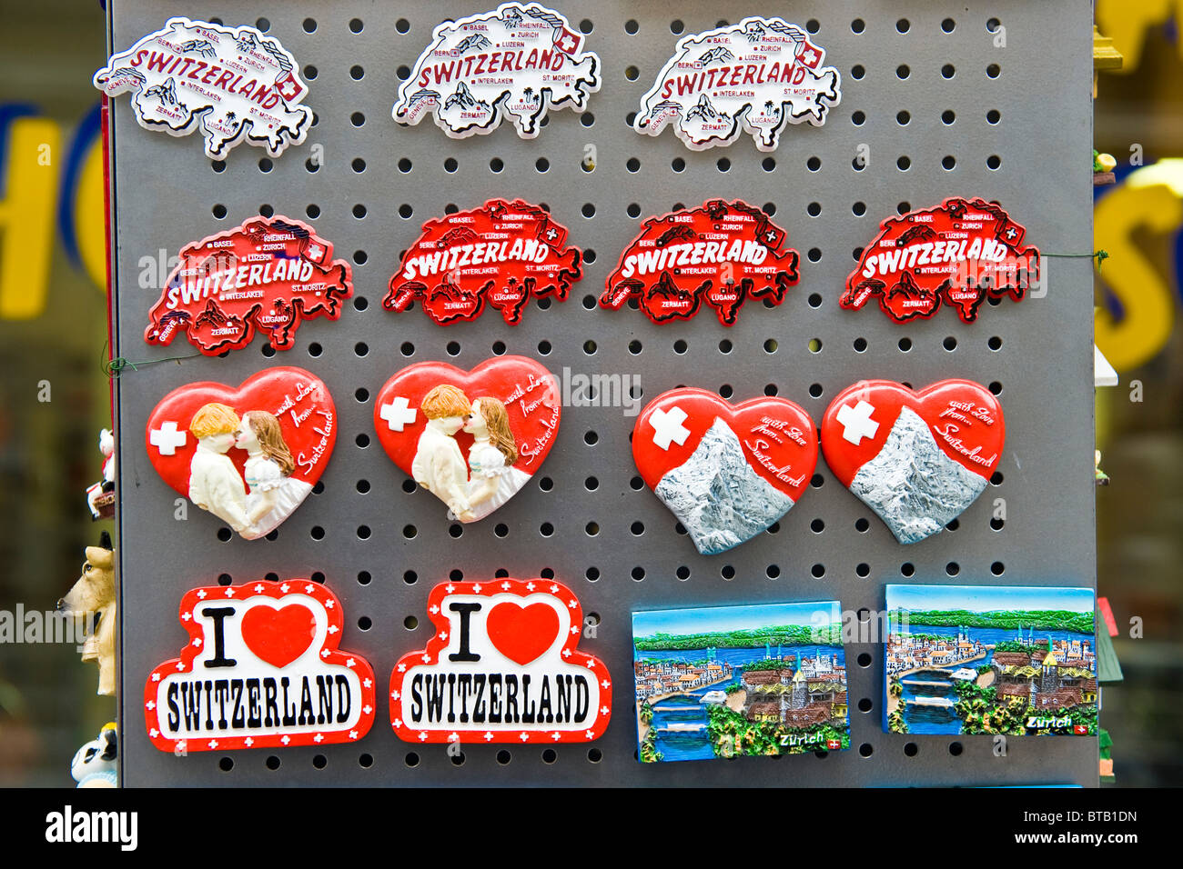 Souvenirs shop, Lucerne, Switzerland Stock Photo Alamy