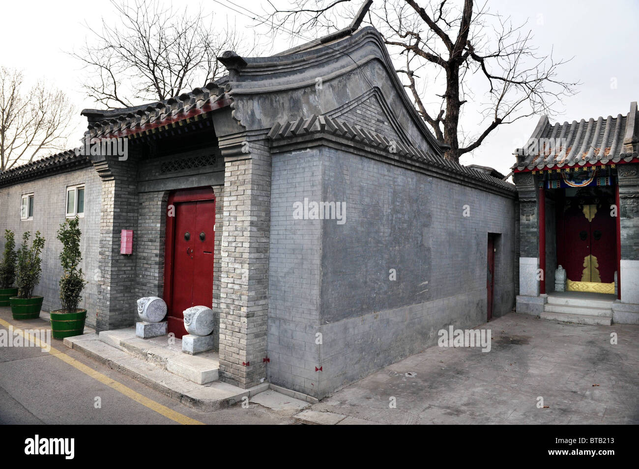 A traditional chinese house  in a Hutong in Beijing China 