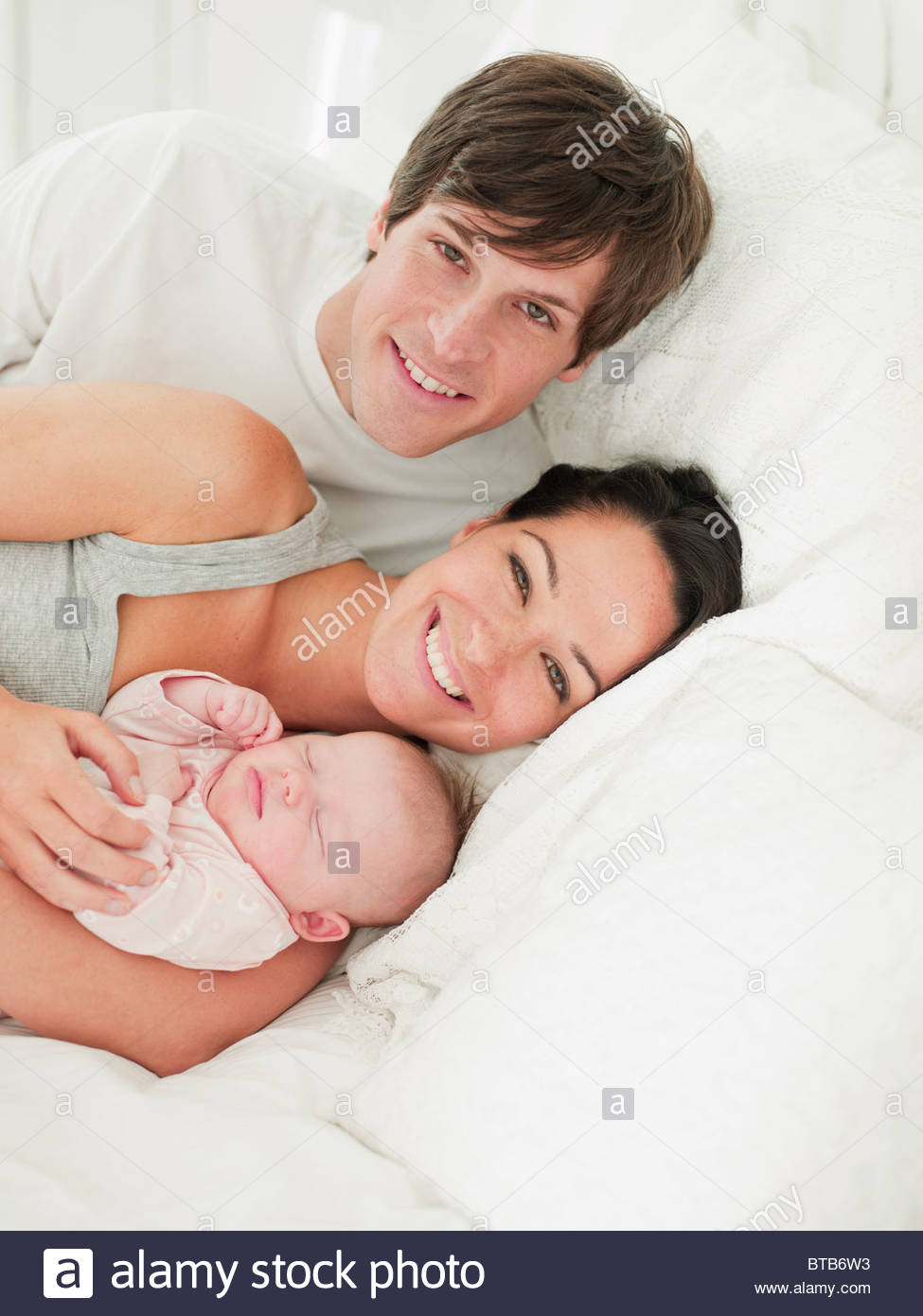 Father Asleep In Bed Stock Photos & Father Asleep In Bed Stock Images
