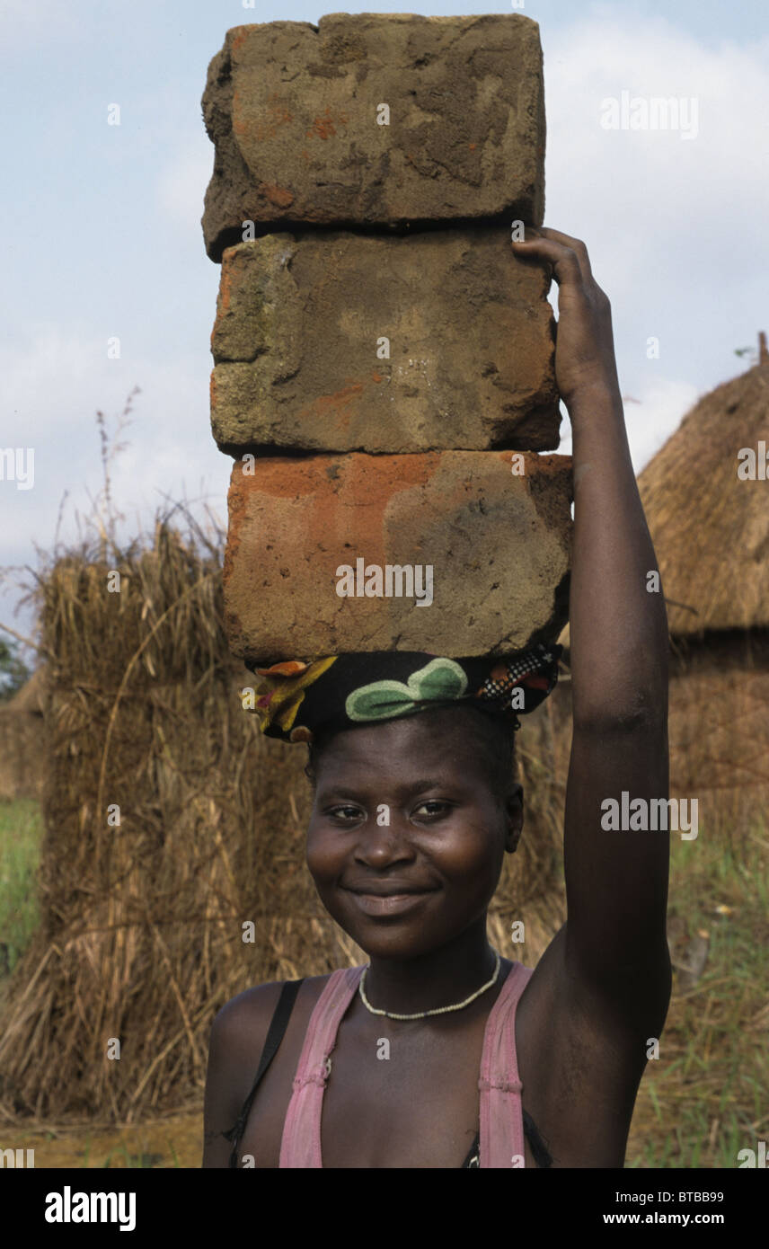 displaced people in Uganda Stock Photo