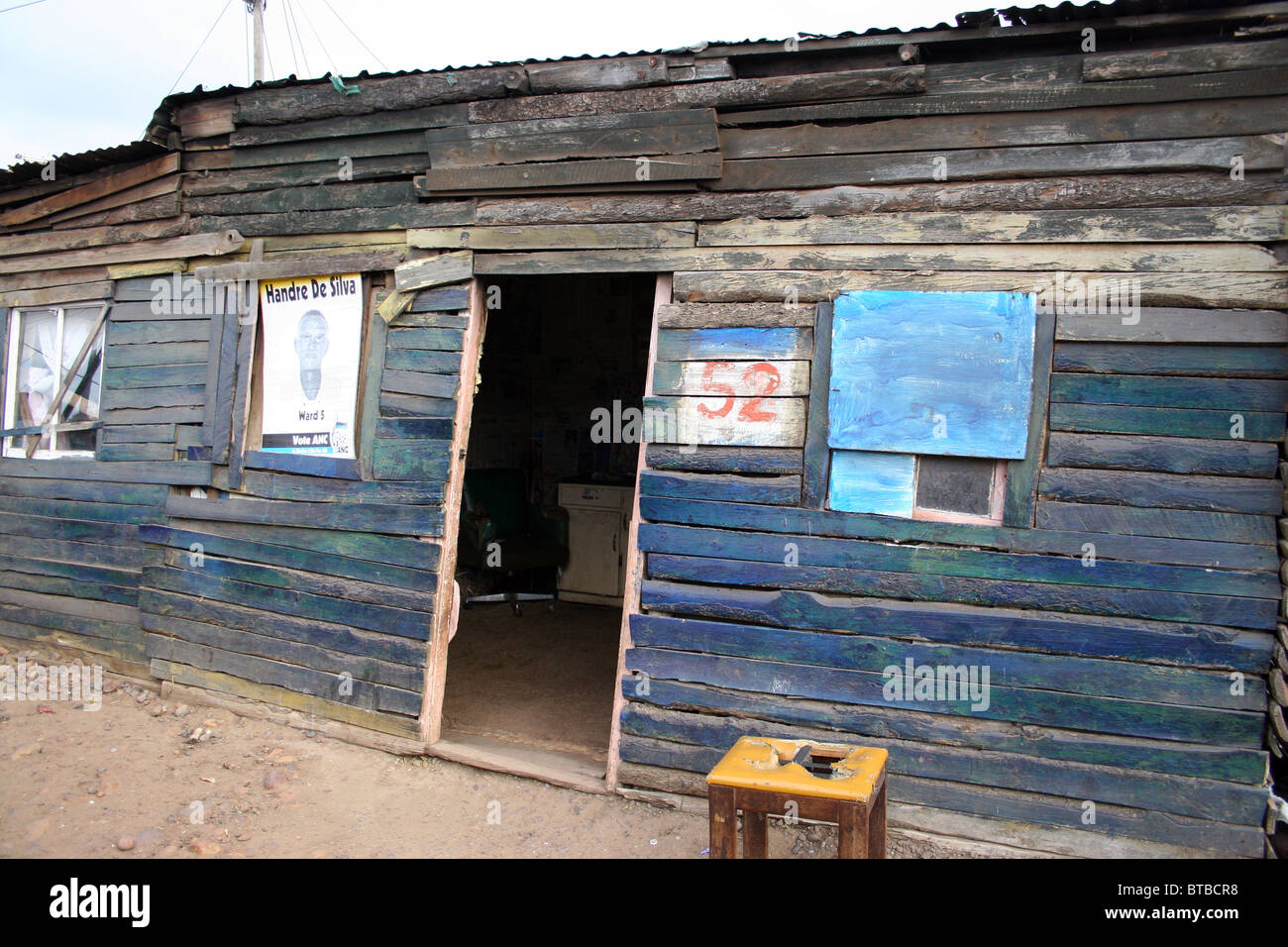 House in Railton a township south of Swellendam, Western Cape Province, South Africa Stock Photo