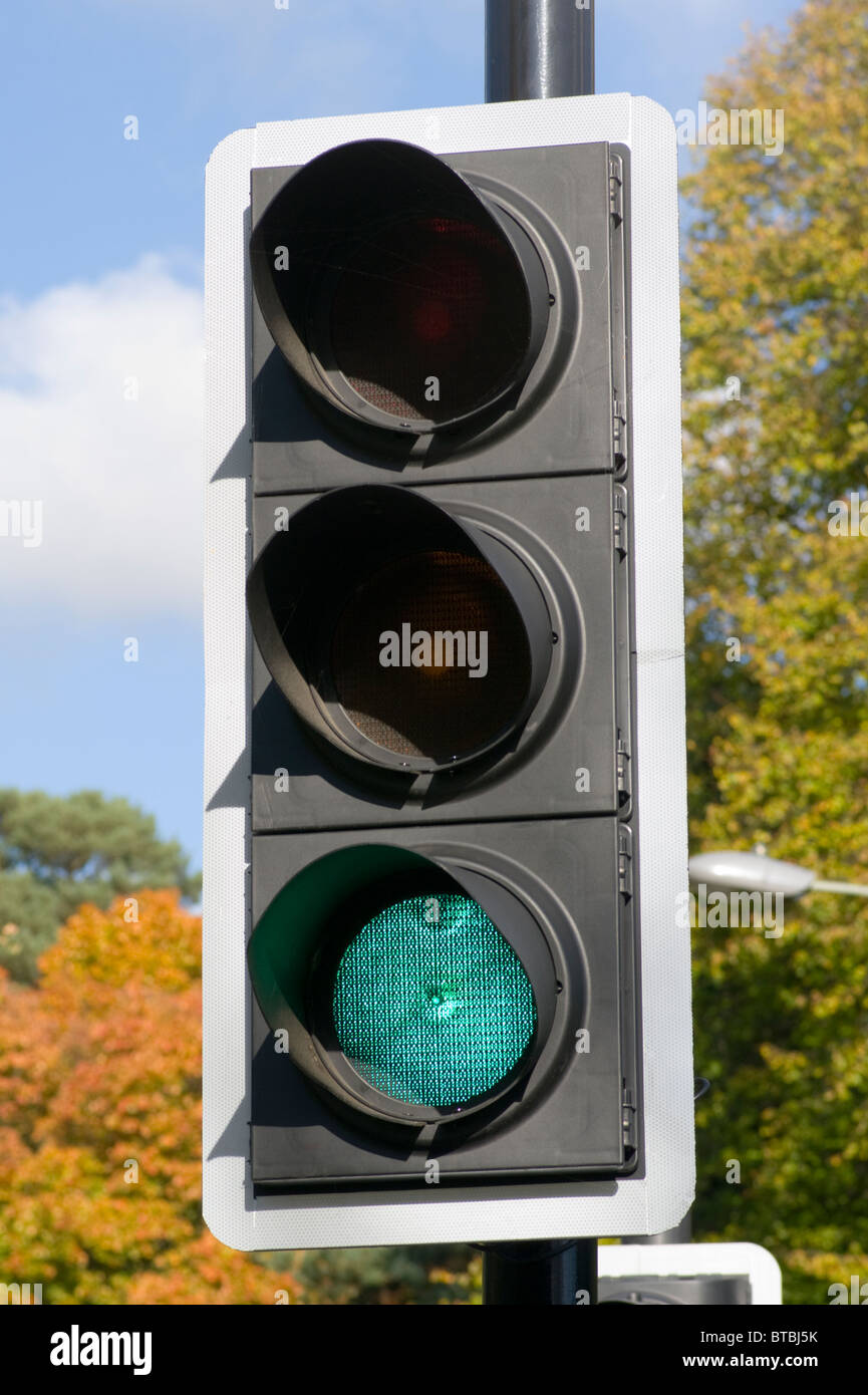 Green Traffic Light Stock Photo