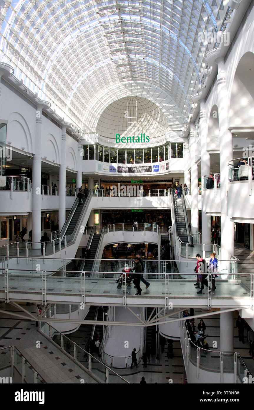 The Bentall Centre interior, Clarence St, Kingston upon Thames, Royal ...